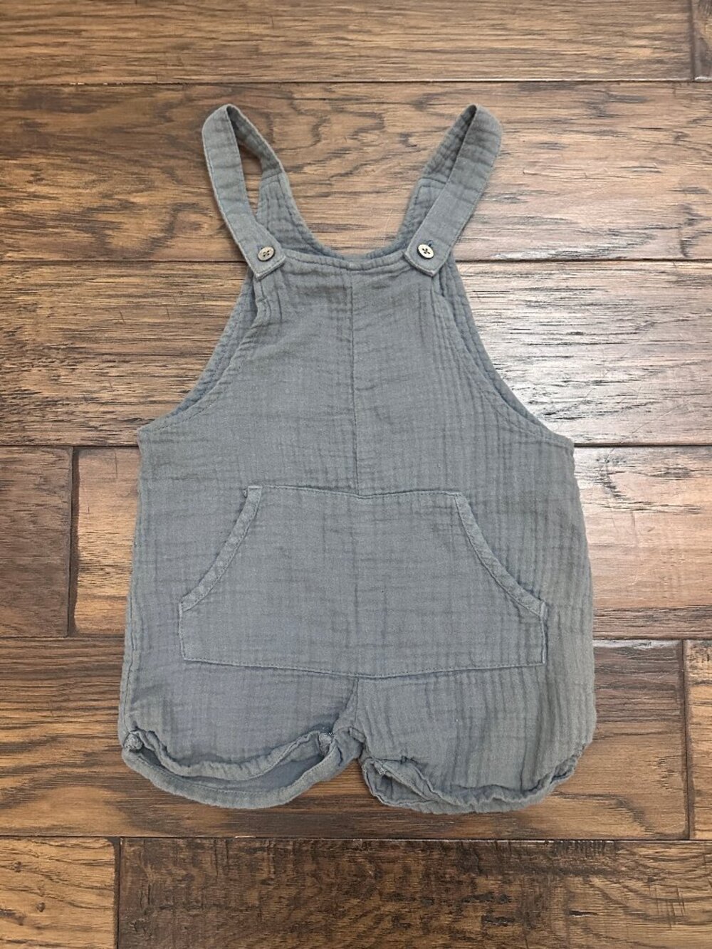 Rylee + Cru Boys' Cotton Gauze Short Romper Overalls